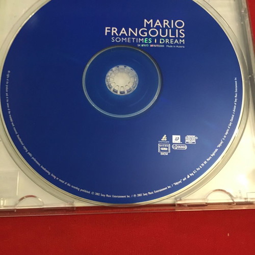 Mario Frangoulis Sometimes I Dream CD like new