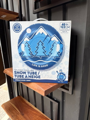 Snow Tube new, size 122x122x35 cm, dark blue
