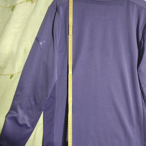 Puma Uruguay AUF Sample Long Sleeve Training Jersey Shirt, purple grey, size Large