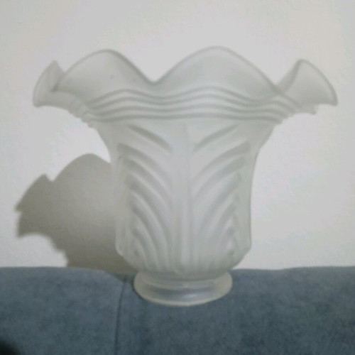 Lamp glass used, height 12 cm