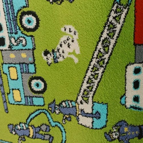 Children's bedroom rug set new with antistatic yarns