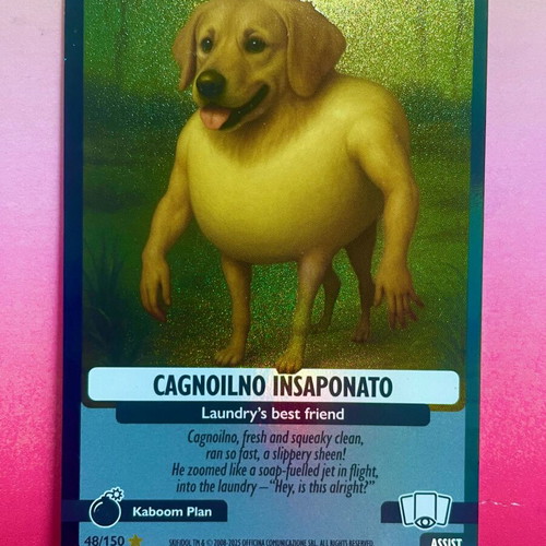 Cagnoilno Insaponato #48 Italian Brainrot Psychedelic Universe card new