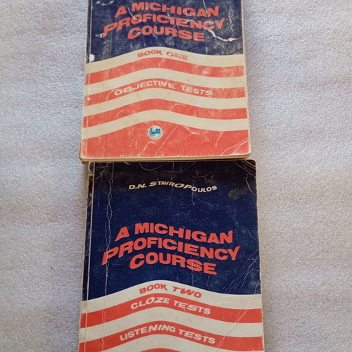 Michigan Proficiency Course Books 1 & 2 used by D.N. Stavropoulos