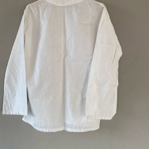 White kaftan like new, 100% cotton, Greek craftsmanship