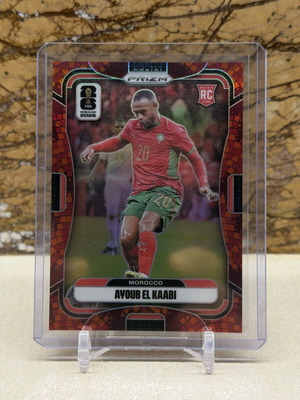 2026 Panini Prizm FIFA World Cup Soccer Ayoub El Kaabi RC Maple Leaf Prizm