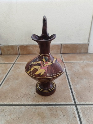 Red-Figure Ancient Greek Decorative Vase like new
