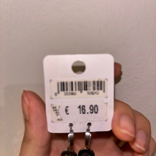 Borghetti Pharma stainless steel earrings new silver