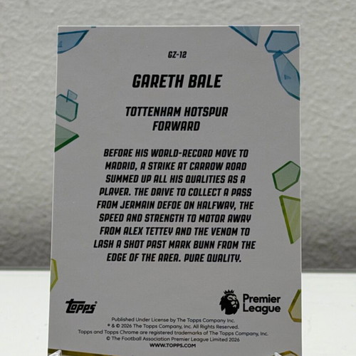 Gareth Bale Topps Premier League 2025-26 Golazo card like new