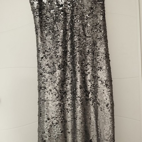 Official sequin dress like new, silver