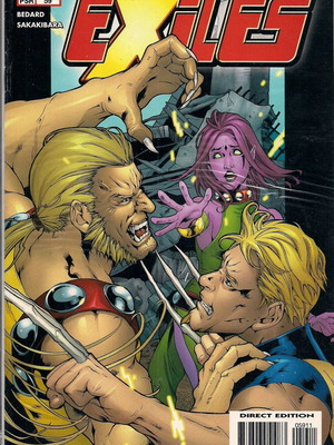 Exiles Marvel Comics μεταχειρισμένο, αγγλικά (2001)