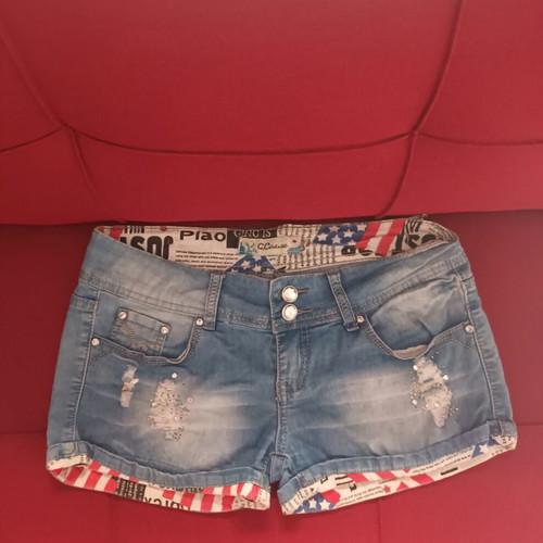 Denim shorts size S, lightly used, excellent condition