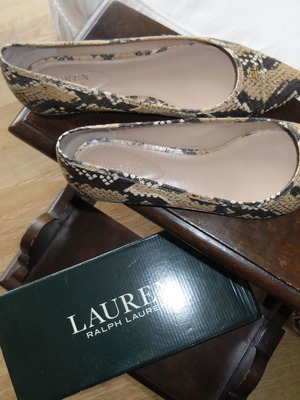 Ralph Lauren Μπαλαρίνες καινούργιες, μέγεθος 39,5, μπεζ - καμηλό