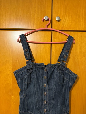 Women's denim overalls used, Raxevsky, size M, blue