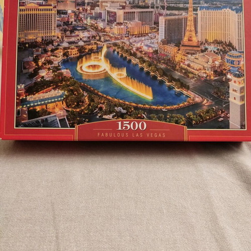 Castorland puzzle Fabulous Las Vegas 1500 pieces like new