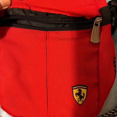 Ferrari crossbody bag red like new