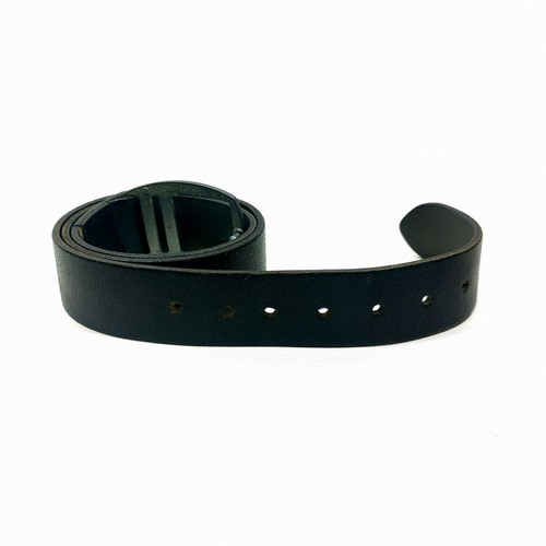 Diesel Doublerix leather belt, black, size 90