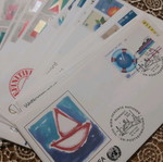 Συλλογή 140 FDC Ο.Η.Ε. καινούργια, πλήρη έτη 1980-1992 με φακέλους