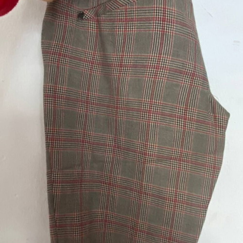 Bovona plaid high-waist women's pants elegant like new, size 40