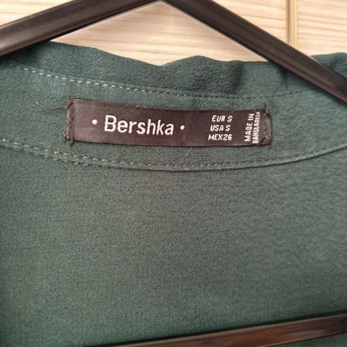 Bershka Cypress Green Blouse like new, size S