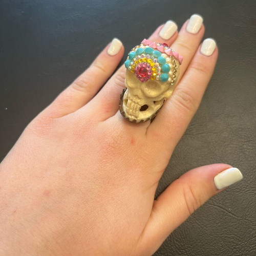 Statement ring Dimitriadis skull like new