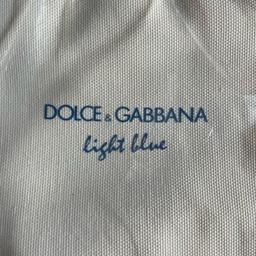 Dolce & Gabbana light blue cosmetic bag new