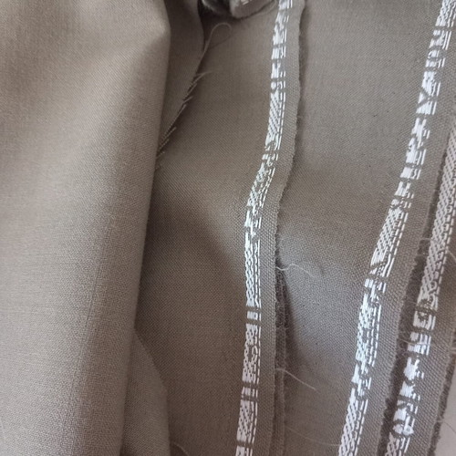 Fabric beige and chocolate, like new, 1.5m width, 3m length