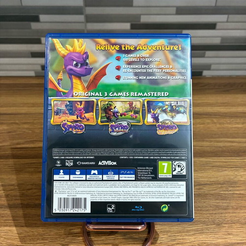 Spyro Reignited Trilogy PlayStation 4 σαν καινούργιο, δοκιμασμένο και λειτουργικό