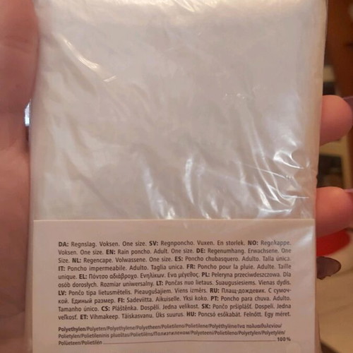 Rain Poncho new, one size