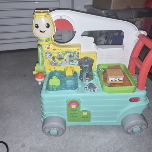 Fisher-Price Laugh & Learn Educational Playhouse 3 in 1 used, missing 2 shapes