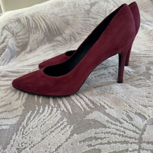 Scarlett women's pumps size 40 made in Italy like new, suede leather