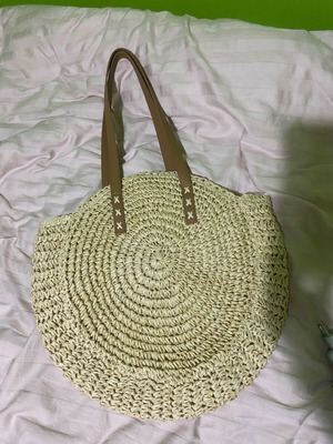 Straw bag new, unused