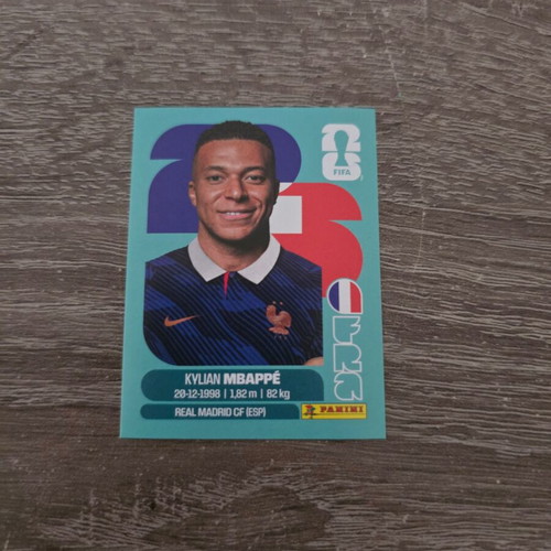 Panini FIFA World Cup 2026 Kylian Mbappé FRA 20 sticker like new