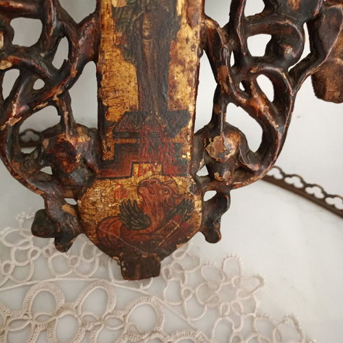 Double-sided 18th Century Blessing Cross used with certificate