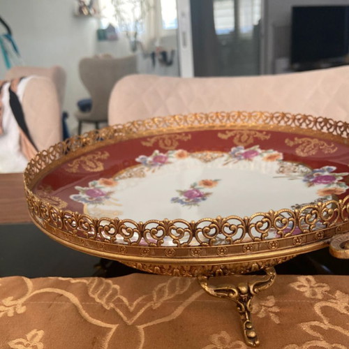 Furstenberg porcelain footed bowl vintage, excellent condition