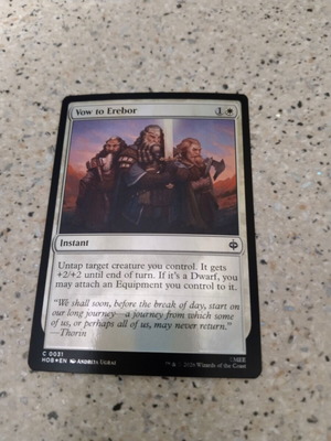 Magic the Gathering Vow to Erebor foil κάρτα καινούργιο