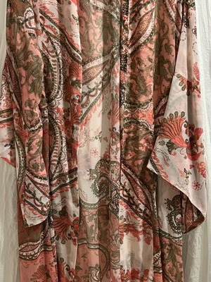 Vassia Kostara Kimono dress new with matching fabric belt