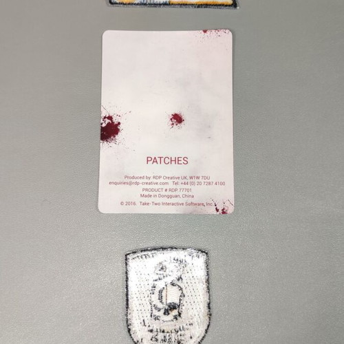Mafia III Ultra Rare Promo Patches new embroidered set