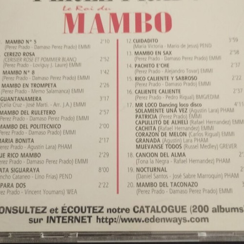 Perez Prado Le Roi Do Mambo CD album used, Latin