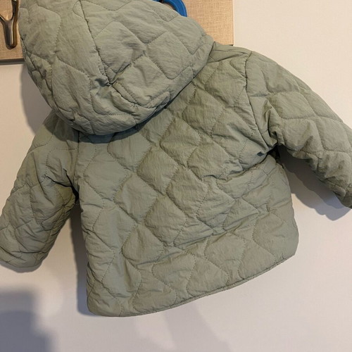 Baby jacket used for 12 months with hood
