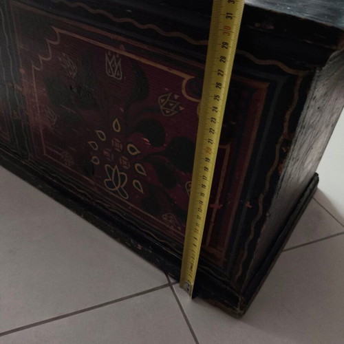 Wedding Chest used with Painted Floral Decoration circa 1900