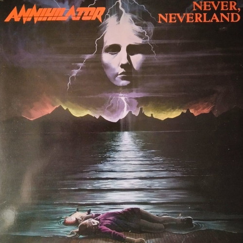 Annihilator Never Neverland LP used, metal, first press 1990