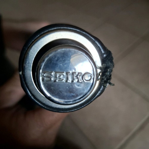 Seiko umbrella like new, black with leather case