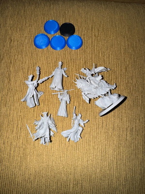 Lord of the Rings 3d Ringwraiths from Navarate Studio new