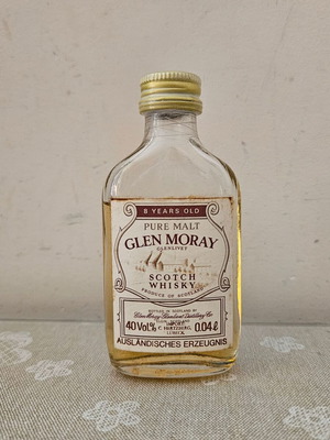 Glen Moray 8yo Pure Malt Scotch whisky miniature new