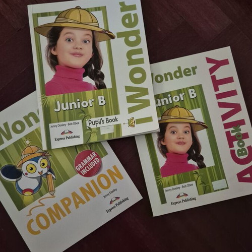 Σετ βιβλία i Wonder Junior B για εκμάθηση Αγγλικών, Express Publishing