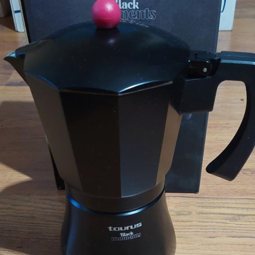 Taurus Black Moments coffee maker stainless steel for 12 cups new