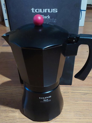 Taurus Black Moments coffee maker stainless steel for 12 cups new