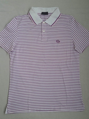 Sergio Tacchini women's cotton polo shirt size L used, colorful