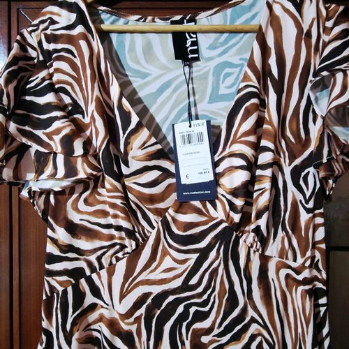 Mat Fashion animal print dress new, size S/M
