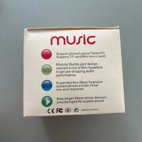 Bluetooth speaker new with LED and mobile connection